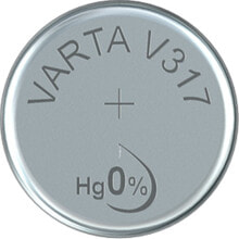 Аккумуляторные батареи varta V317 Батарейка одноразового использования Оксид серебра (S) 317101111