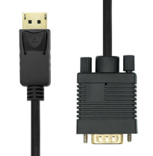 Компьютерные разъемы и переходники proXtend DisplayPort Cable 1.2 to VGA 2M VGA (D-Sub) Черный DP1.2-VGA-002