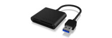 Устройства для чтения карт памяти ICY BOX IB-CR301-U3 кардридер Черный USB 3.2 Gen 1 (3.1 Gen 1)
