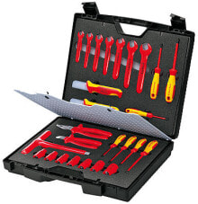 Наборы инструментов и оснастки чемодан компактный с инструментами электроизолированными Knipex 98 99 12 26 предметов
