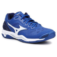 Мужская спортивная обувь для бега Мужские кроссовки спортивные для бега синие текстильные низкие Mizuno Wave Stealthy M X1GA180006 shoes
