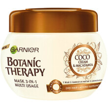 Маски и сыворотки для волос Garnier Botanic Therapy Coco Milk & Macadamia Hair Mask Питательная и смягчающая маска с маслами кокоса и макадамии 300 мл