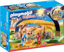 Детские игровые наборы и фигурки из дерева Игрушка Playmobil 9494 - Сказочные огни "Рождественское Рождество" Для детей-Унисекс