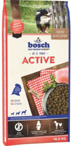 Сухие корма для собак Сухой корм для собак Bosch, Active, для активных молодых собак, 3 кг