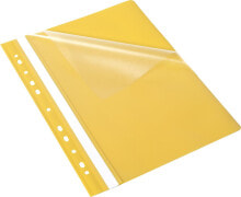 Школьные файлы и папки bantex Folding book with perforation EVO A4 yellow 25 pcs.