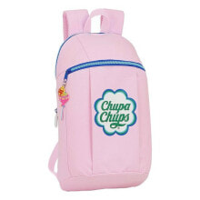 Детские рюкзаки и ранцы для школы для девочек Школьный рюкзак для девочек Chupa Chups розовый цвет, 10 л