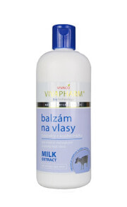 Бальзамы, ополаскиватели и кондиционеры для волос Vivapharm Goat Milk Extract Hair Balsam Бальзам для волос с экстрактом козьего молока для легкого расчесывания и придания блеска волосам 400 мл