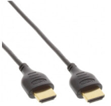 Компьютерные разъемы и переходники InLine 17502S HDMI кабель 1,8 m HDMI Тип A (Стандарт) Черный