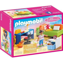 Детские игровые наборы и фигурки из дерева Набор с элементами конструктора Playmobil Dollhouse 70209 Комната подростка