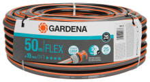 Системы полива и орошения gardena 18055-20 шланг для полива 50 m Наземный Серый, Оранжевый