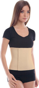 Бандажи для беременных TOROS-GROUP Postpartum-postoperative belt, beige, height 24cm, size 5 (150)