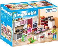 Детские игровые наборы и фигурки из дерева Набор с элементами конструктора Playmobil City Life 9269 Кухня