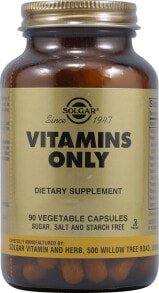Витаминно-минеральные комплексы Solgar Vitamins Only Ежедневный мультивитаминный комплекс для взрослых 90 растительных капсул