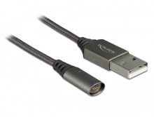Кабели и провода для строительства deLOCK 85725 USB кабель 1 m 2.0 USB A Антрацит