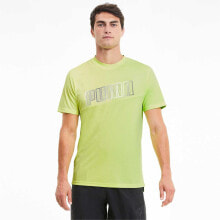 Мужские футболки PUMA Run Logo Short Sleeve T-Shirt