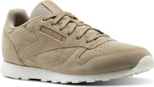 Спортивные кроссовки для мальчиков Reebok Cl Leather Mcc Kids Shoes beige size 36 (CN0000)