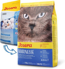 Сухие корма для кошек сухой корм для кошек Josera, гипоаллергенный, с лососем, 0.4кг