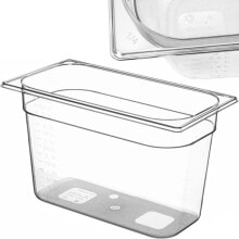 Контейнеры и ланч-боксы food container made of BPA free GN 1/4 tritan H 100 mm - Hendi 869529