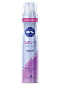 Лаки и спреи для укладки волос Nivea Diamond Gloss  Лак для волос ослепительный блеск 250 мл