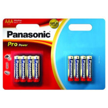 Батарейки и аккумуляторы для аудио- и видеотехники PANASONIC LR03 ProPower AAA 6+2 Units