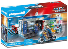 Детские игровые наборы и фигурки из дерева Набор с элементами конструктора Playmobil City Action 70568 Побег из тюрьмы