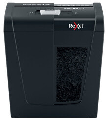 Шредеры Rexel Secure S5 измельчитель бумаги Резка на полоски 70 dB Черный 2020121