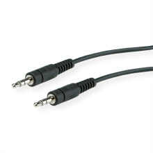 Кабели и провода для строительства rOLINE 11.09.4505 аудио кабель 5 m 3,5 мм Черный