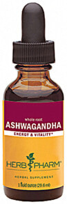 Herb Pharm Ashwagandha Energy & Vitality -Ашваганда энергия и жизненная сила  -30 мл