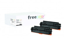 Картриджи для принтеров Картридж тонерный черный 2 шт Clover Germany GmbH Freecolor C718K-2-FRC