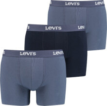 Мужские трусы levi`s Levi's Boxer 3 Pairs Briefs 37149-0668 Granatowe S