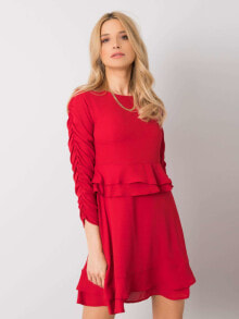 Женские платья-шифт Платье-321-SK-2020.08-красное
