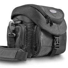 Сумки, кейсы, чехлы для фототехники mantona 17936 сумка для фотоаппарата Наплечная сумка Черный