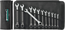 Рожковые, накидные, комбинированные ключи набор комбинированных гаечных ключей с трещоткой Stahlwille 17/12 OPEN-RATCH 96411712