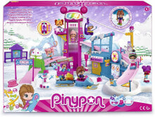 Детские игровые наборы и фигурки из дерева Игровой набор Pinypon Wow Snow Park Снежный горнолыжный курорт, с фигурками и аксессуарами (Famosa 700015780)