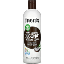 Шампуни для волос Инекто, Mmm Moisture Coconut, шампунь, 500 мл (16,9 жидких унций)