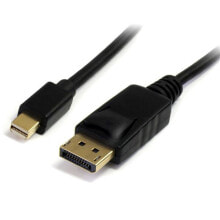 Компьютерные разъемы и переходники StarTech.com MDP2DPMM1M DisplayPort кабель Mini DisplayPort Черный