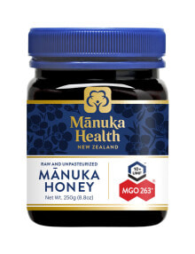 Manuka Health Raw Натуральный мед манука, содержание метилглиоксаля 263 мг/кг  250 г