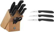 Наборы кухонных ножей Набор ножей в деревянном блоке Zwilling Four Star