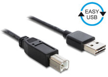 Компьютерные разъемы и переходники DeLOCK 2m USB 2.0 A - B m/m USB кабель USB A USB B Черный 83359