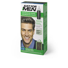 Оттеночные и камуфлирующие средства для волос для мужчин Just For Men Shampoo Haircolor H-30 medium brown Мужской красящий шампунь, оттенок средний-каштановый 30 мл