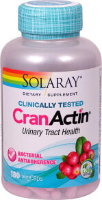 Solaray CranActin Растительный клюквенный порошок  для поддержки здоровья мочевыводящих путей 180 растительных капсул