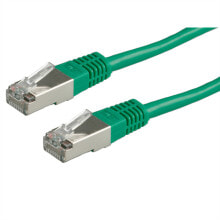 Кабель-каналы rOLINE 21.15.0143 сетевой кабель 2 m Cat5e F/UTP (FTP) Зеленый