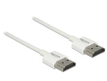 Компьютерные разъемы и переходники deLOCK 85120 HDMI кабель 0,25 m HDMI Тип A (Стандарт) Белый