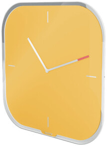 Настенные часы Leitz 90170019 настенные часы Кварцевые стенные часы Квадратный Желтый
