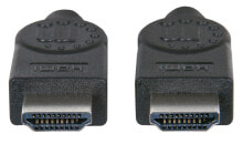 Компьютерные разъемы и переходники manhattan 323215 HDMI кабель 2 m HDMI Тип A (Стандарт) Черный