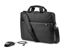 Сумки для ноутбуков HP 39.62 cm (15.6") Classic Briefcase сумка для ноутбука 39,6 cm (15.6") Портфель Черный 1FK07AA#ABB
