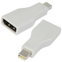 Кабели и провода для строительства Techly IADAP DP-MDP видео кабель адаптер DisplayPort Mini DisplayPort Белый