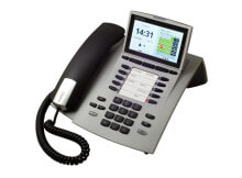 Телефоны AGFEO ST 45 IP IP-телефон Серебристый Проводная телефонная трубка ЖК 6101323