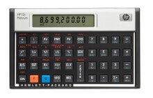 Калькуляторы HP 12c калькулятор Настольный Финансовый Алюминий, Черный F2231AA