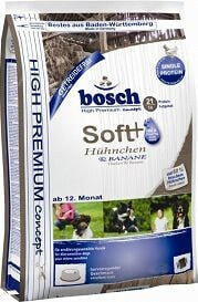 Сухие корма для собак Сухой корм для собак Bosch, PIES, для чувствительных, с курицей и бананом, 1 кг